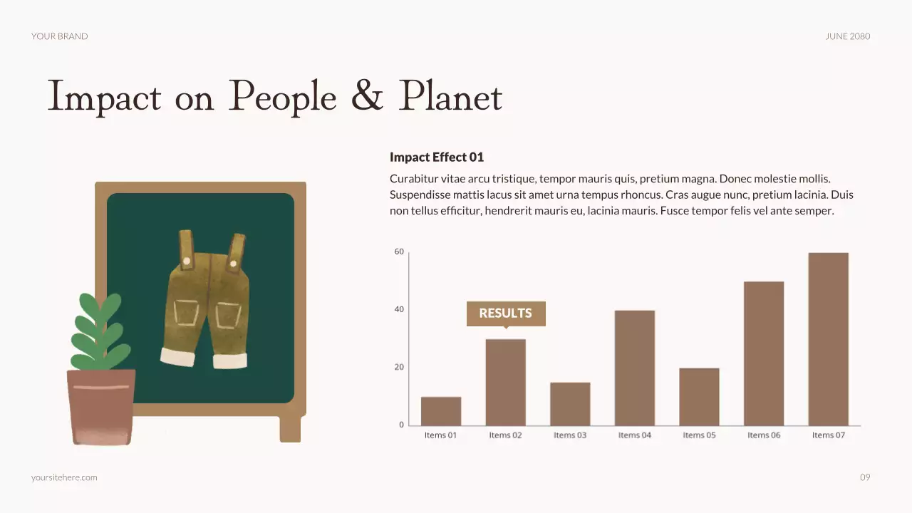 Beige Rustic Sustainable Fashion Promotion Presentation