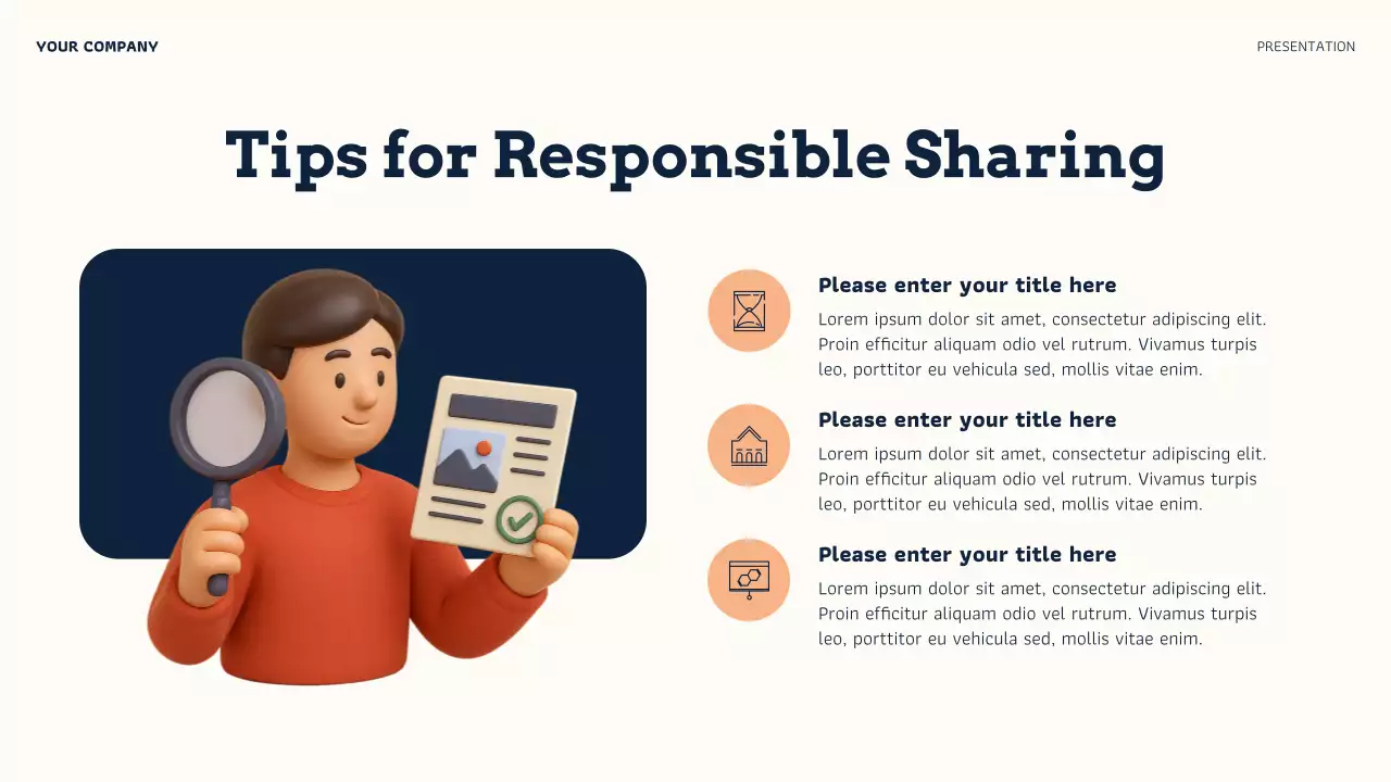 Orange Modern Online Credibility Evaluation Presentation