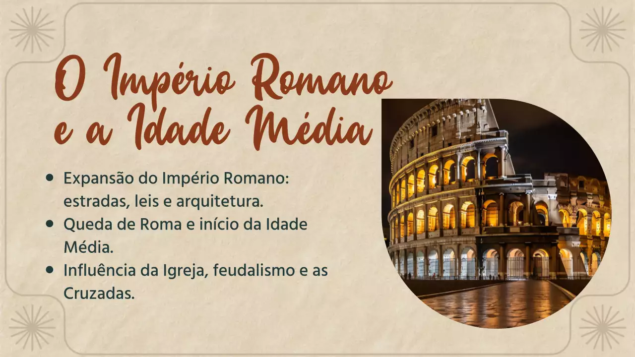 Apresentação de anúncio da história do vintage bege