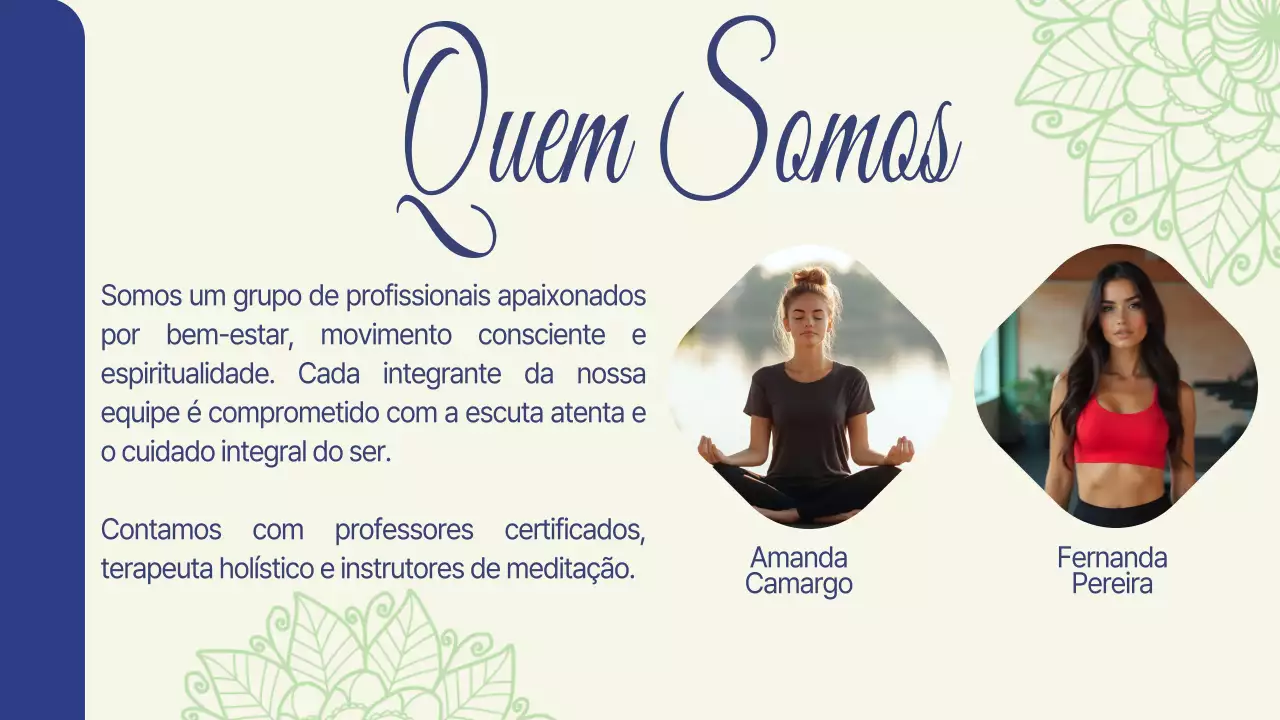 Apresentação de anúncio de bem-estar elegante bege