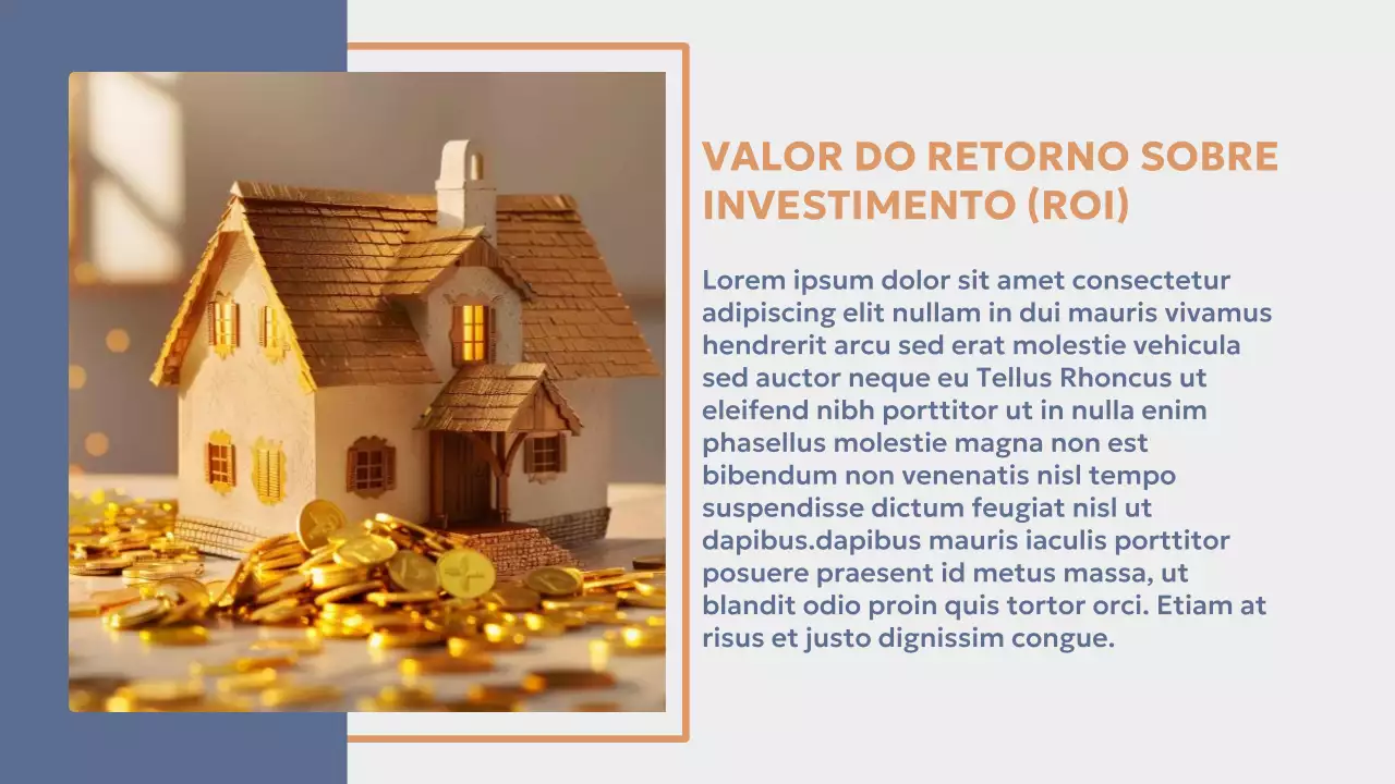 Apresentação de Promoção Imobiliária Blue Modern