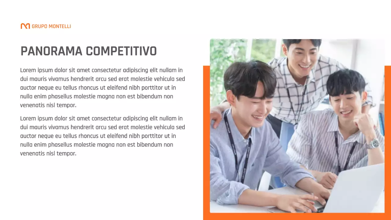 Palestra sobre a história da marca Orange Modern Business