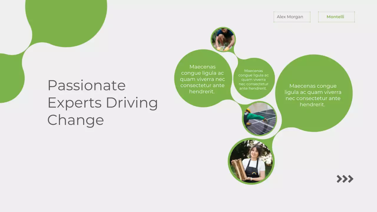 Green Modern Sustainability Announcement Presentation