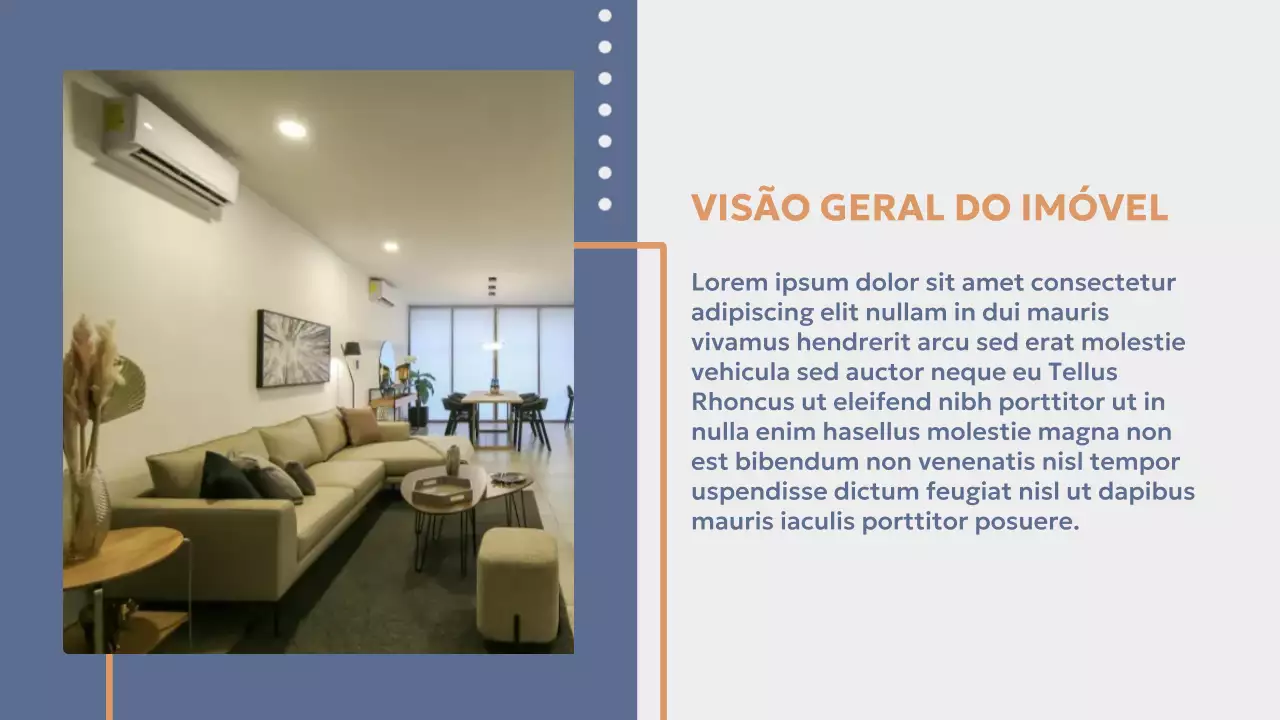 Apresentação de Promoção Imobiliária Blue Modern