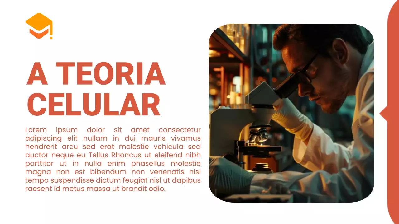 Apresentação da Palestra sobre Biologia Moderna Laranja