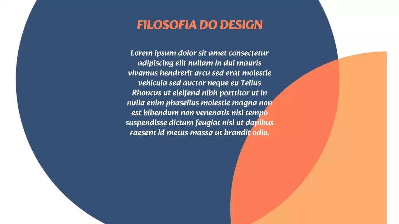 Apresentação do Portfólio Criativo Orange