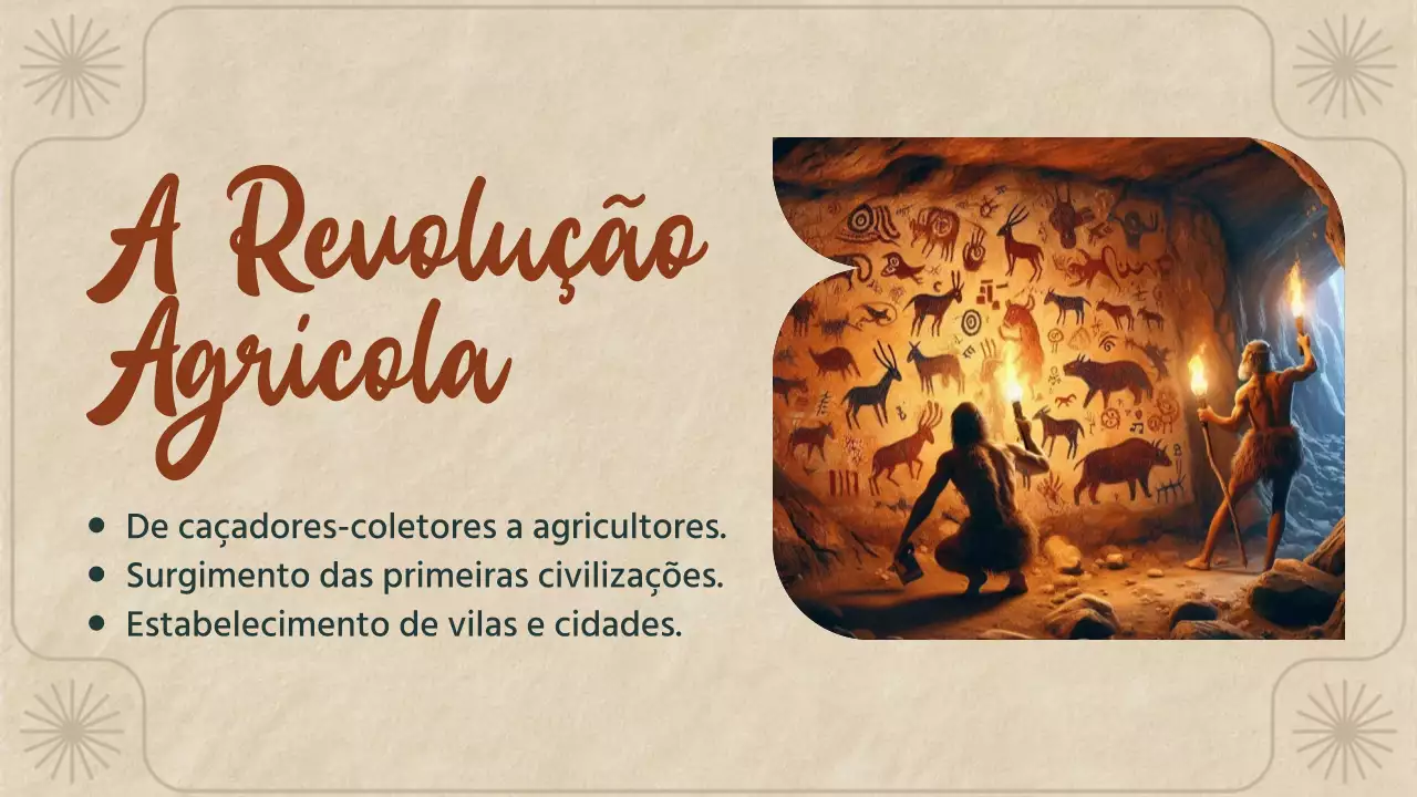 Apresentação de anúncio da história do vintage bege