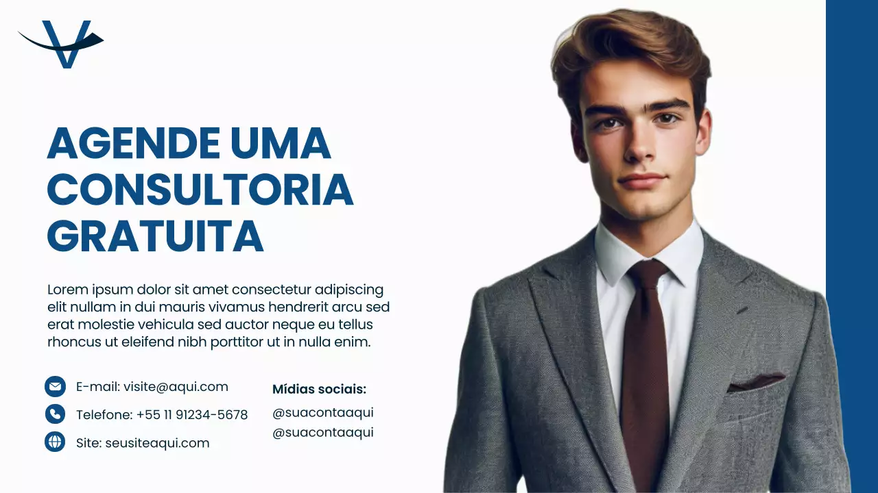 Apresentação de anúncio imobiliário moderno em cinza