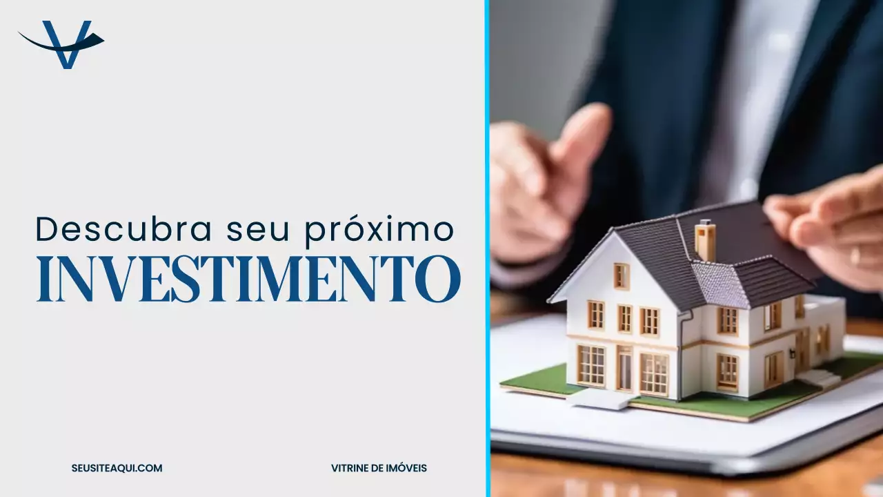 Apresentação de anúncio imobiliário moderno em cinza