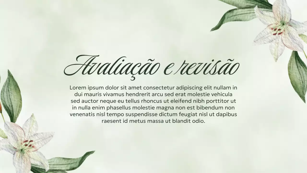 Apresentação de Biologia Botânica Verde