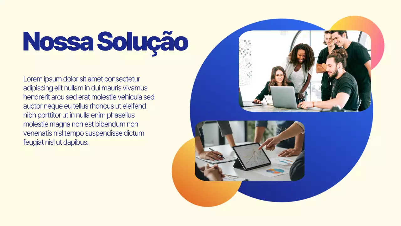 Apresentação de Introdução ao Blue Modern Business