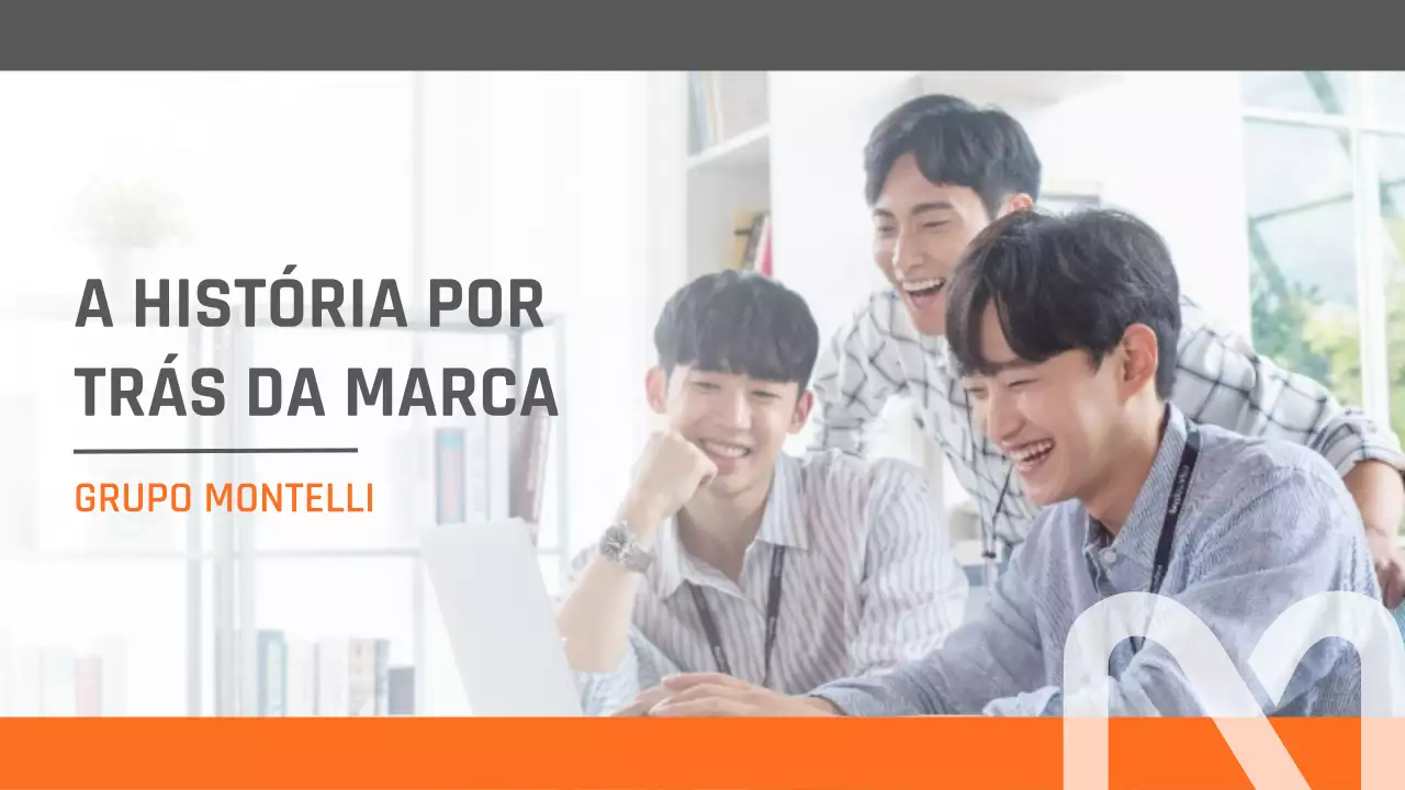 Palestra sobre a história da marca Orange Modern Business