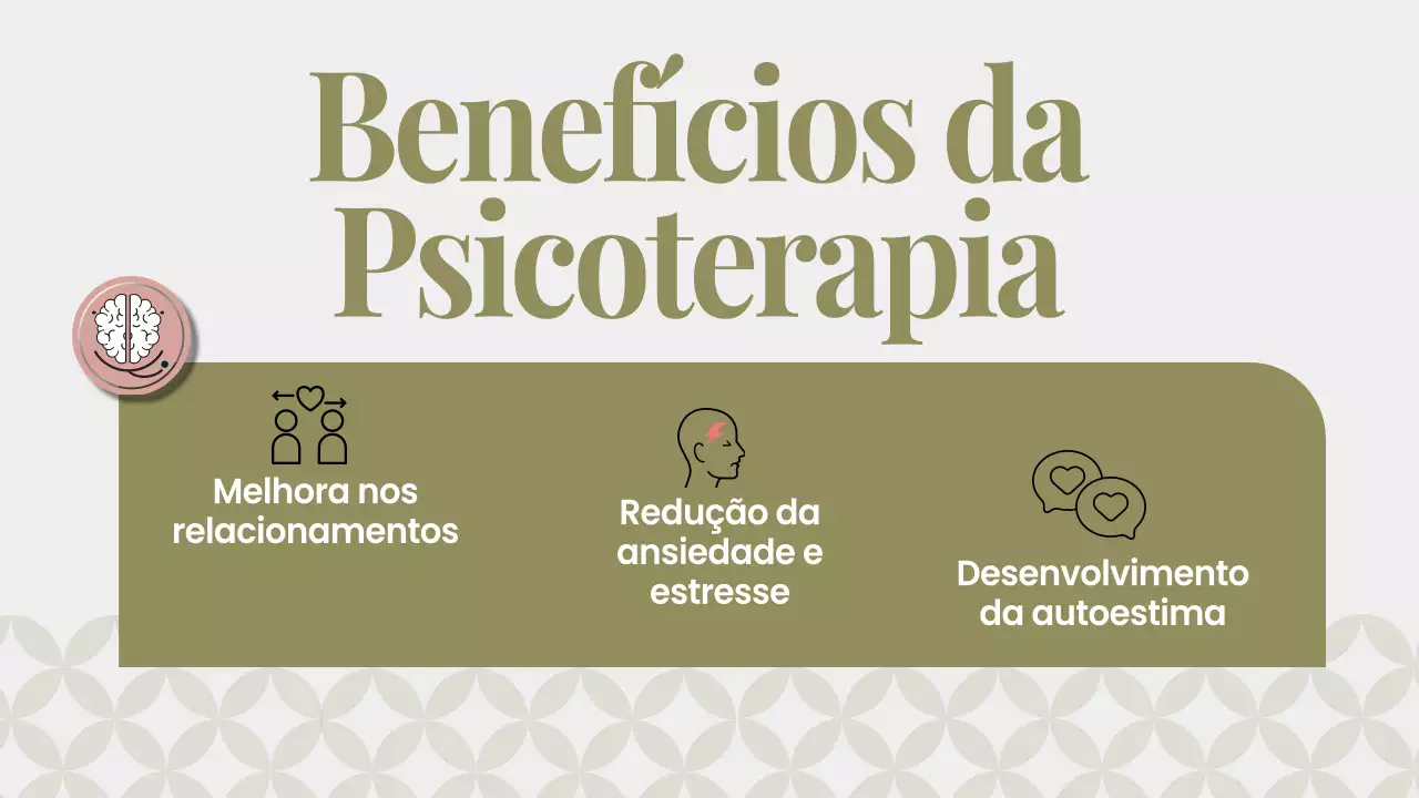 Apresentação de Promoção da Saúde Mental Rosa Elegante