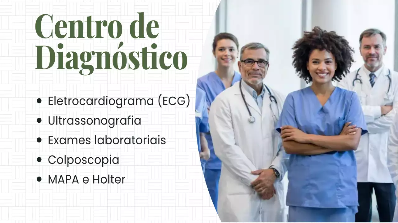 Apresentação de Serviços de Saúde Modernos Brancos