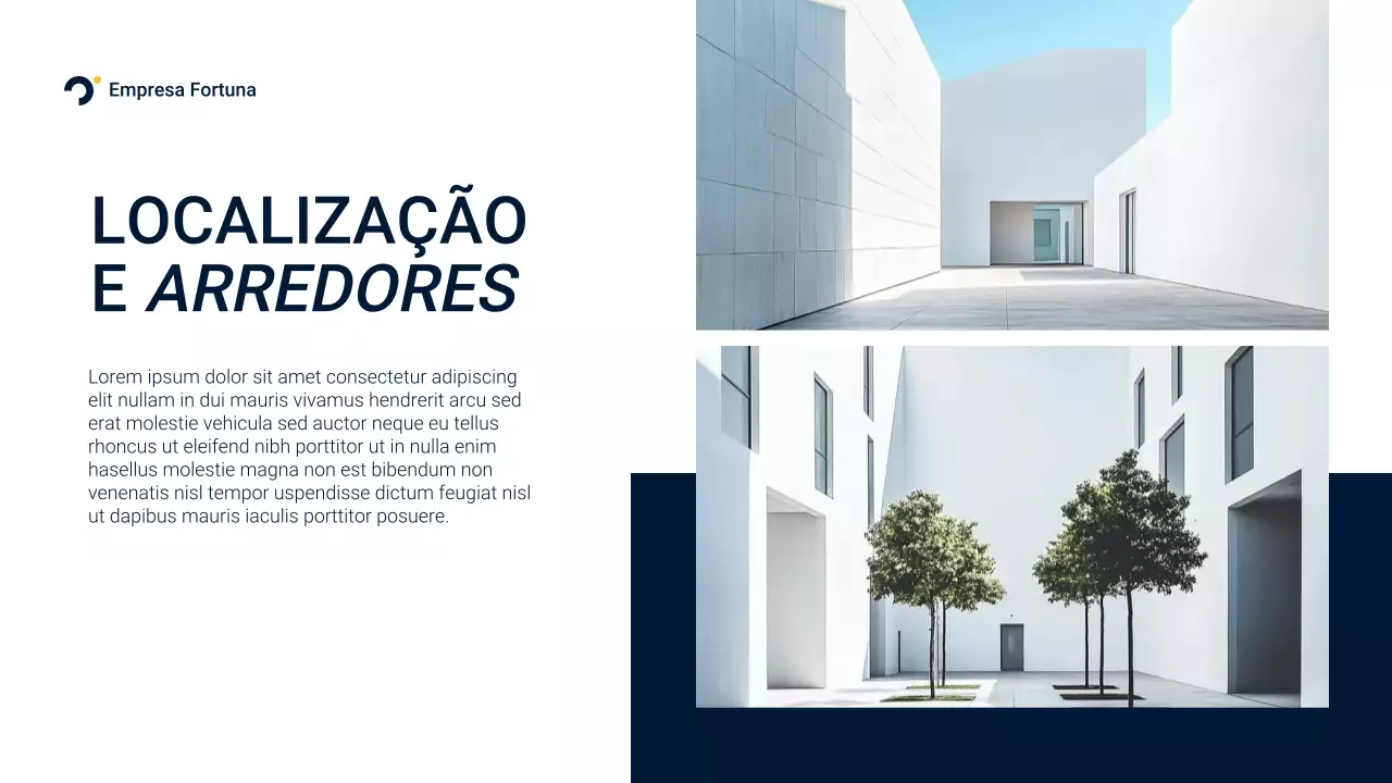 Apresentação de Promoção Imobiliária Blue Modern