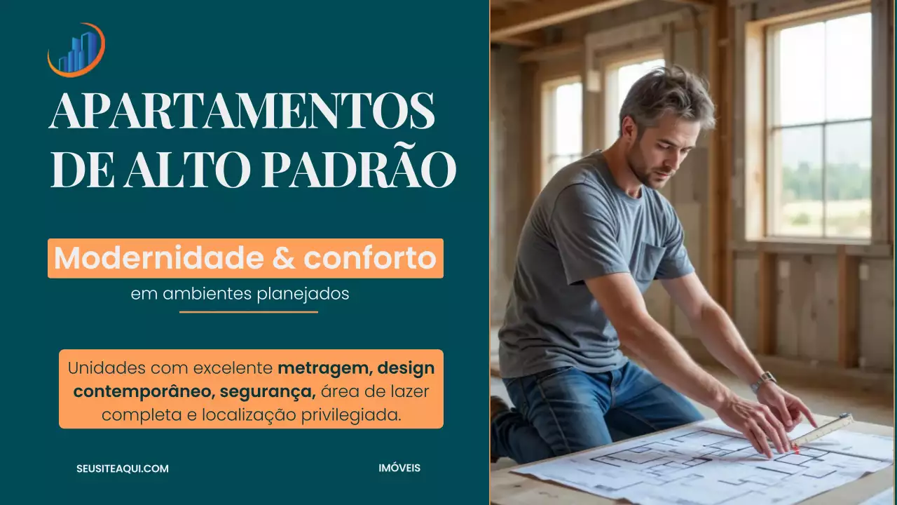 Apresentação de anúncio imobiliário Teal Modern