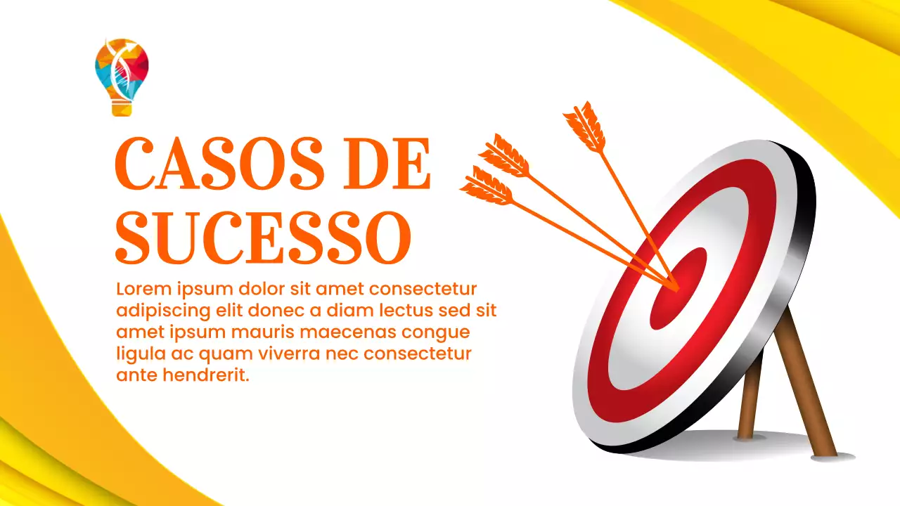 Apresentação de Anúncio de Inovação Moderna e Colorida