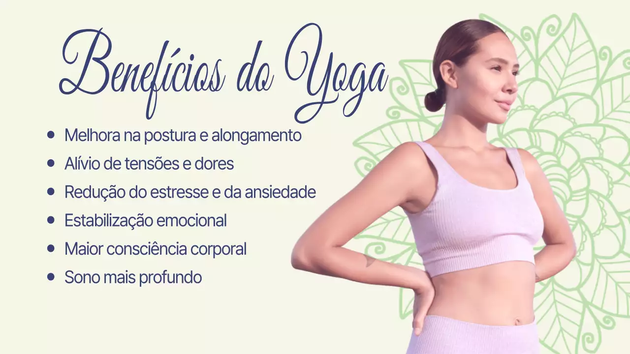 Apresentação de anúncio de bem-estar elegante bege