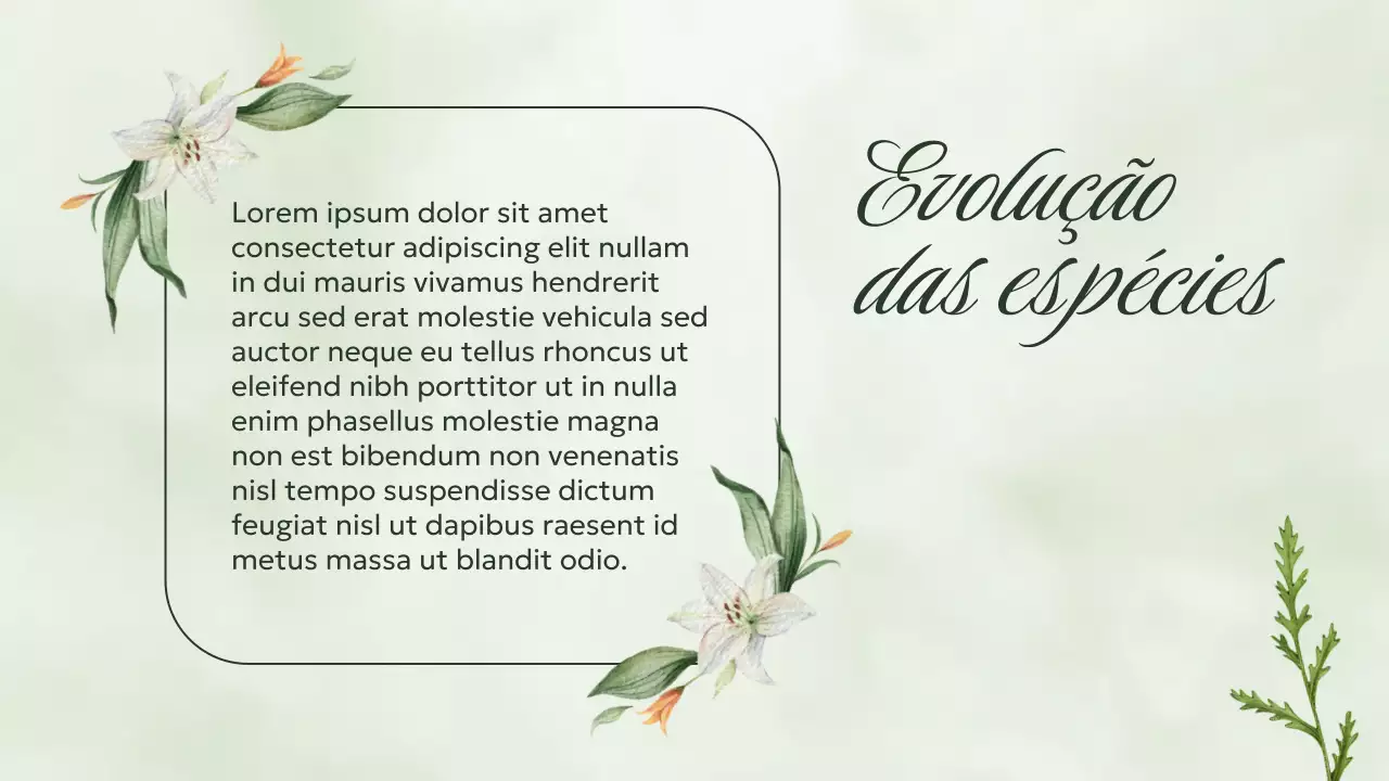 Apresentação de Biologia Botânica Verde