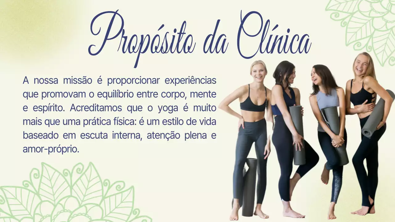 Apresentação de anúncio de bem-estar elegante bege