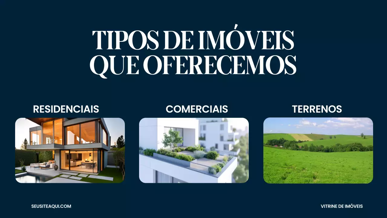 Apresentação de anúncio imobiliário moderno em cinza