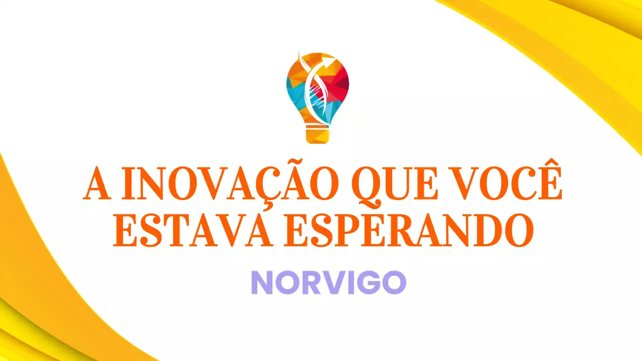 Apresentação de Anúncio de Inovação Moderna e Colorida