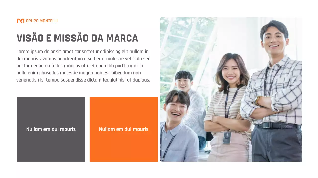 Palestra sobre a história da marca Orange Modern Business