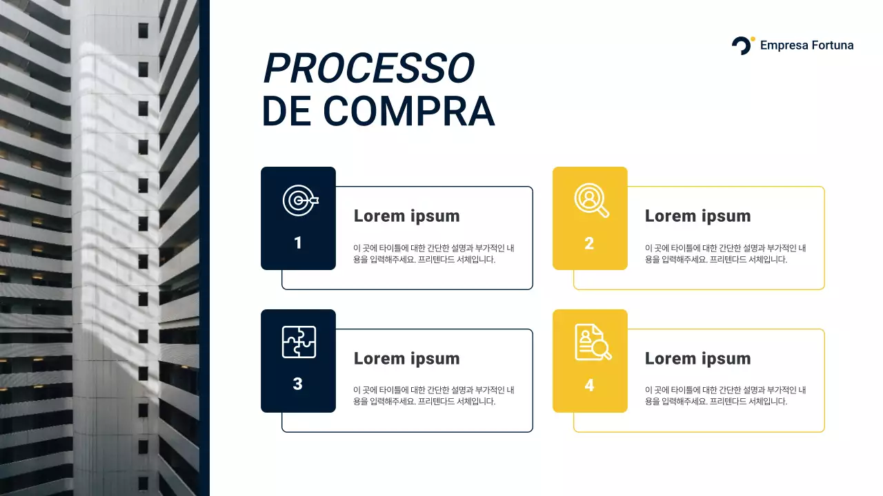Apresentação de Promoção Imobiliária Blue Modern