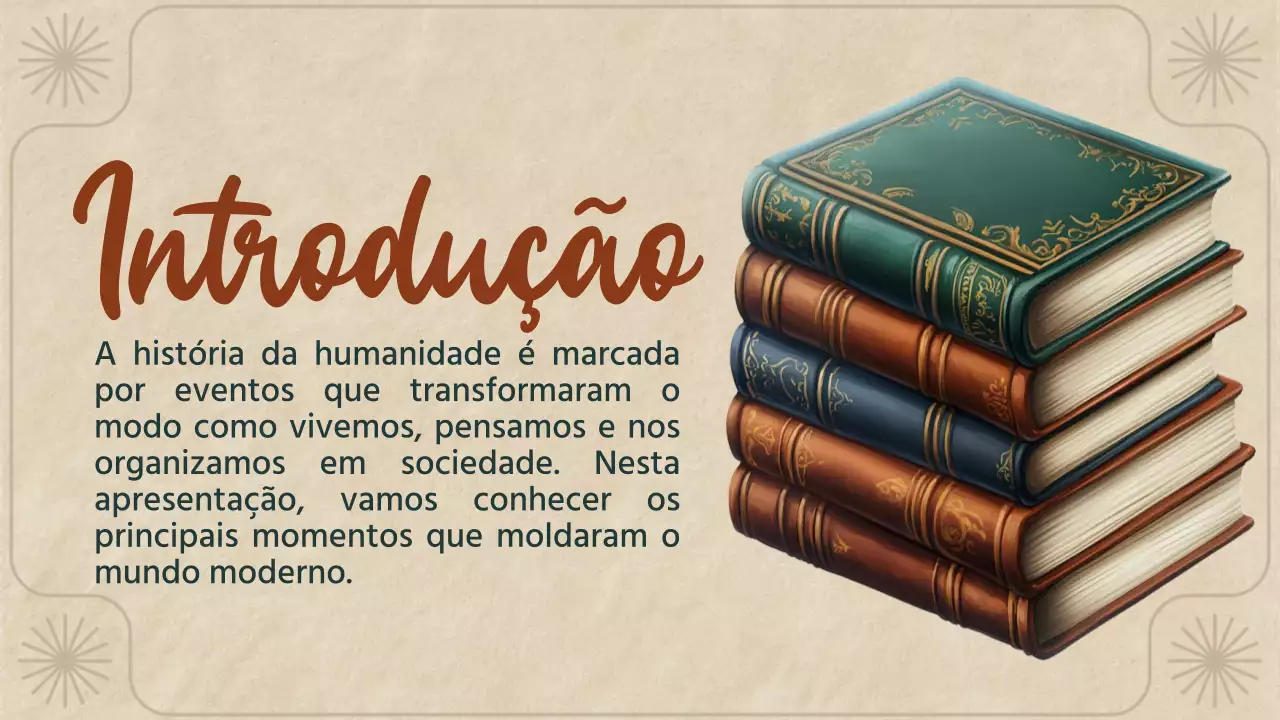 Apresentação de anúncio da história do vintage bege