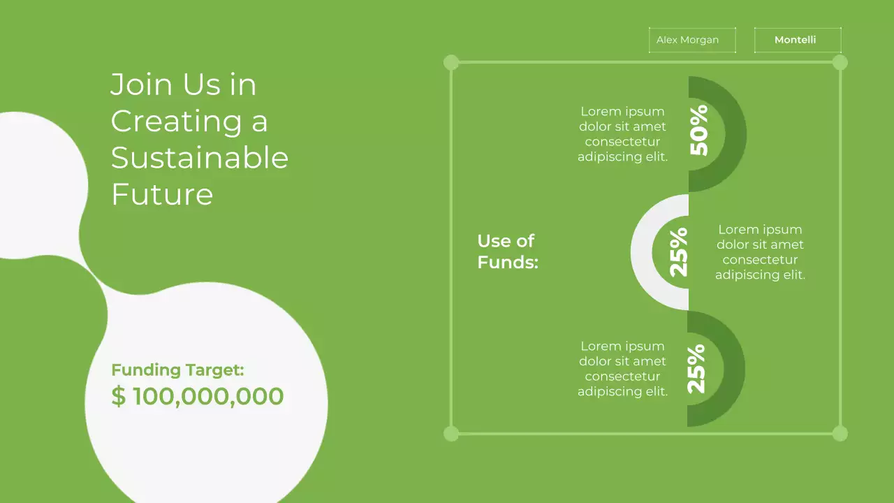 Green Modern Sustainability Announcement Presentation