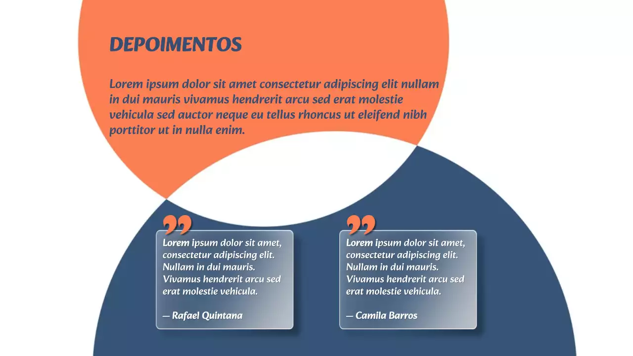 Apresentação do Portfólio Criativo Orange