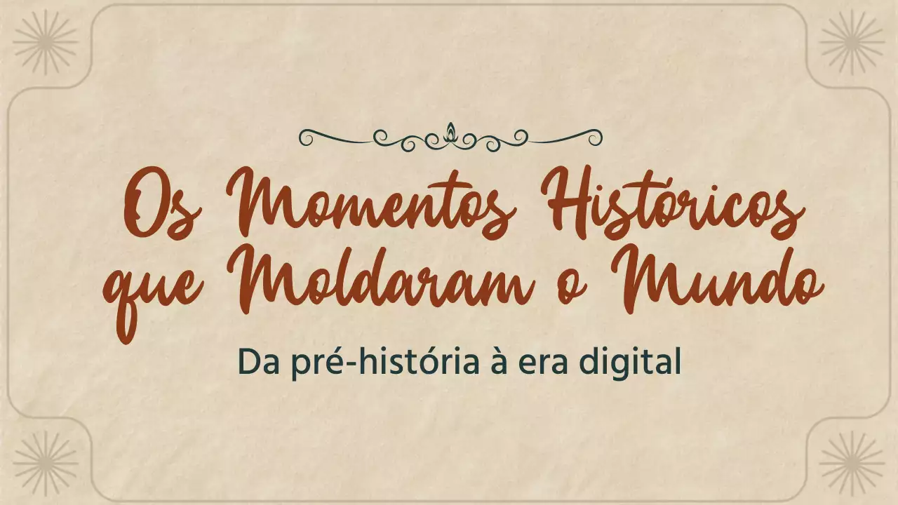 Apresentação de anúncio da história do vintage bege