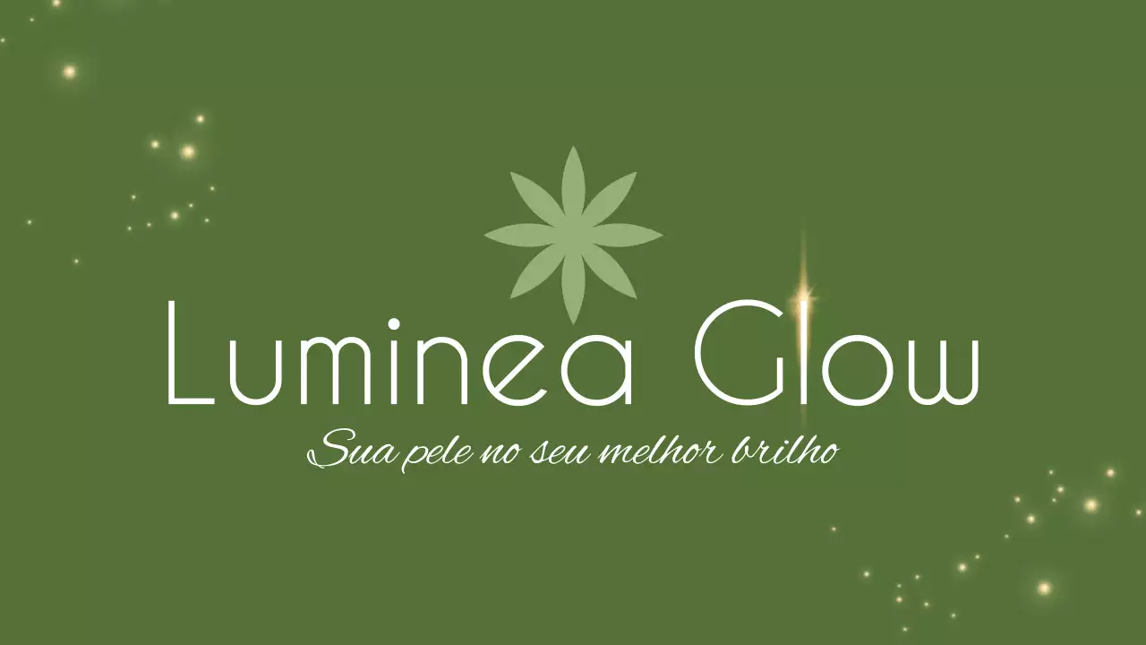 Apresentação de promoção de cuidados com a pele minimalistas e verdes