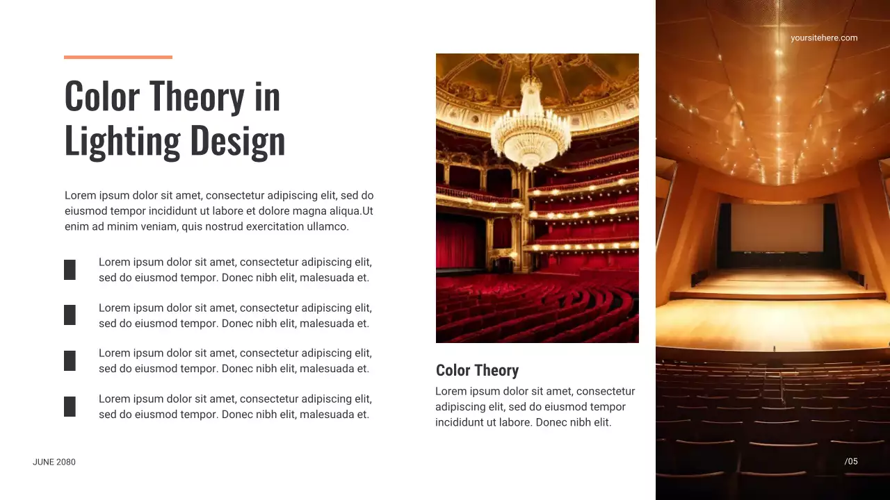 Bài thuyết trình giới thiệu về hệ thống chiếu sáng sân khấu hiện đại màu đen