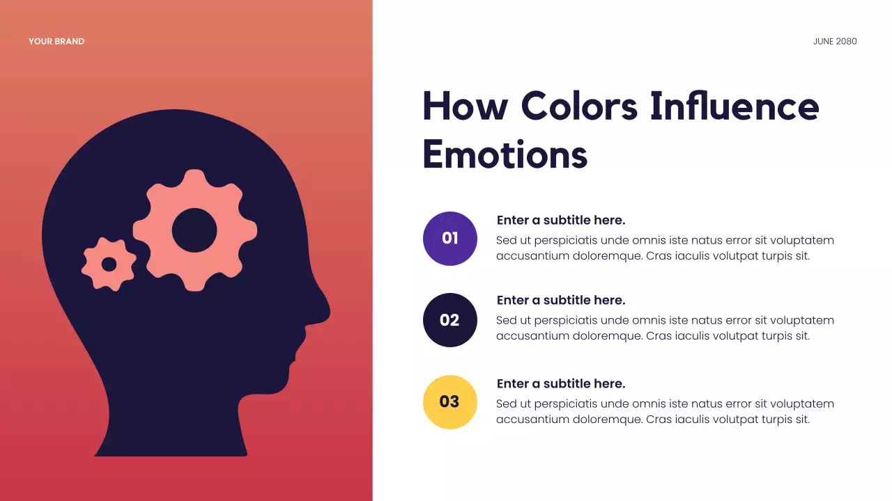 Red Modern Color Influence in Design Lecture Presentation