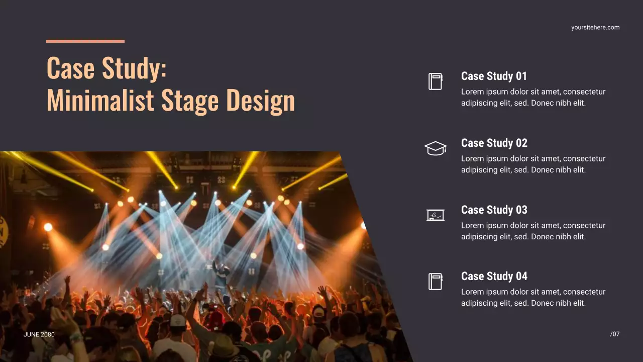 Bài thuyết trình giới thiệu về hệ thống chiếu sáng sân khấu hiện đại màu đen