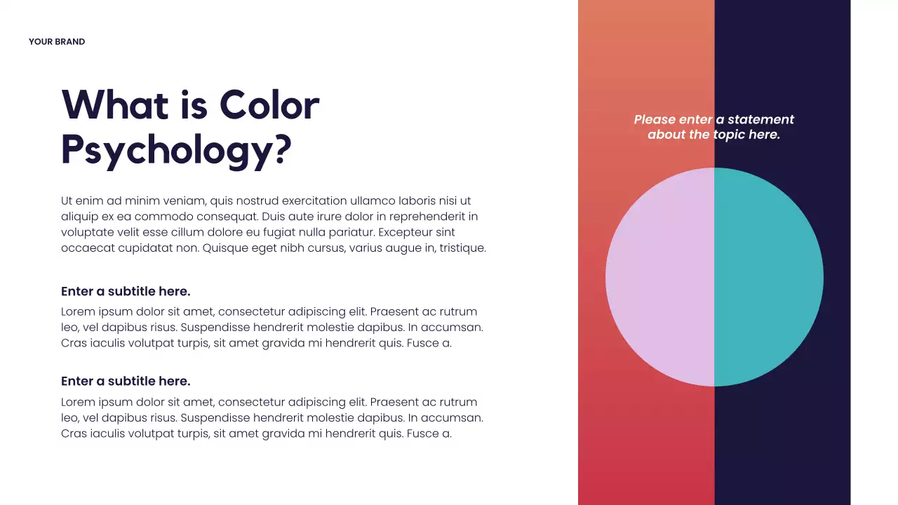 Red Modern Color Influence in Design Lecture Presentation