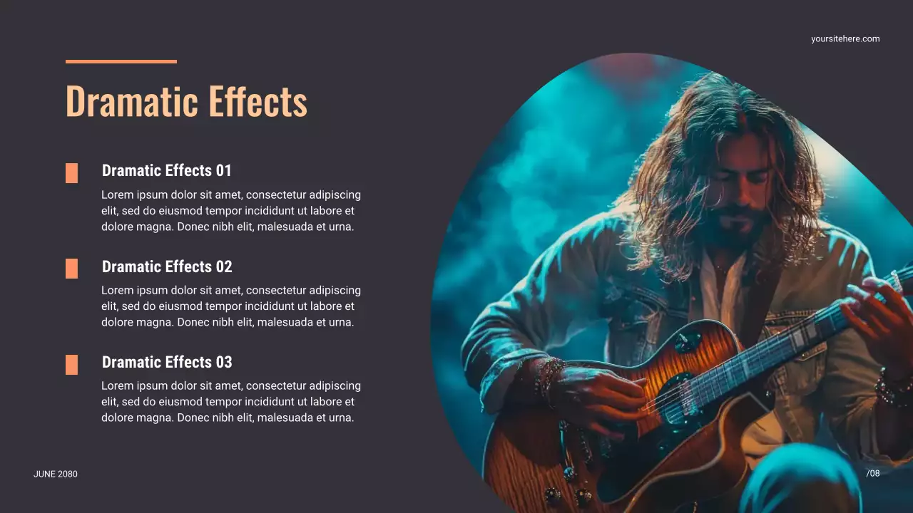 Bài thuyết trình giới thiệu về hệ thống chiếu sáng sân khấu hiện đại màu đen