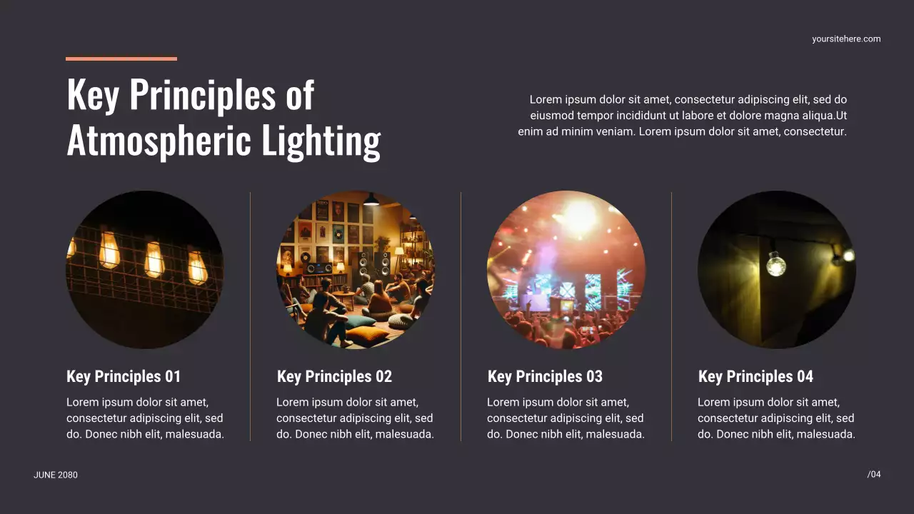 Bài thuyết trình giới thiệu về hệ thống chiếu sáng sân khấu hiện đại màu đen