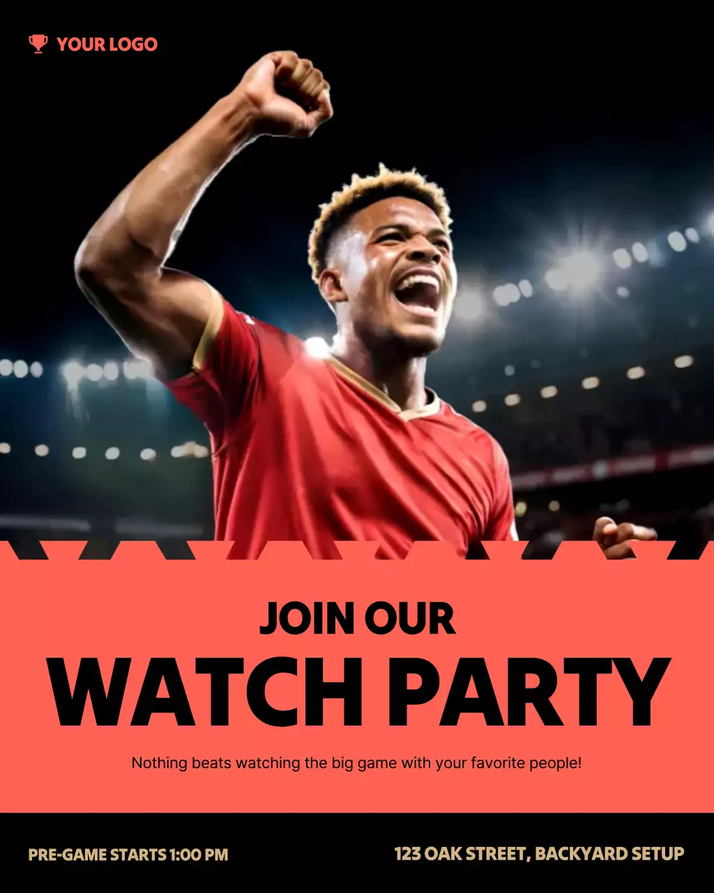 Green Sporty Tennis Invitation Instagram Post