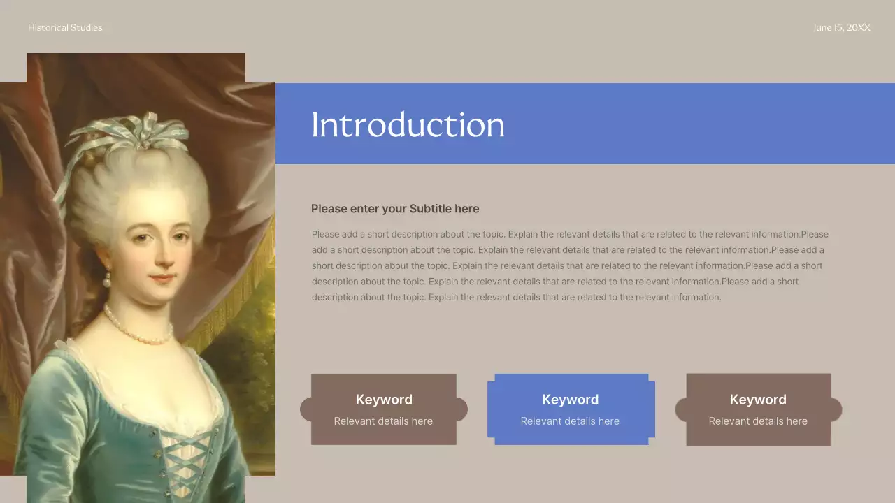 Beige Classic Historical Guide Presentation