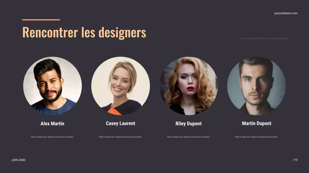 Présentation de la scène moderne noire