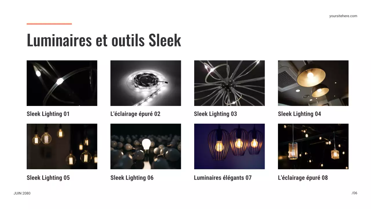 Présentation de la scène moderne noire