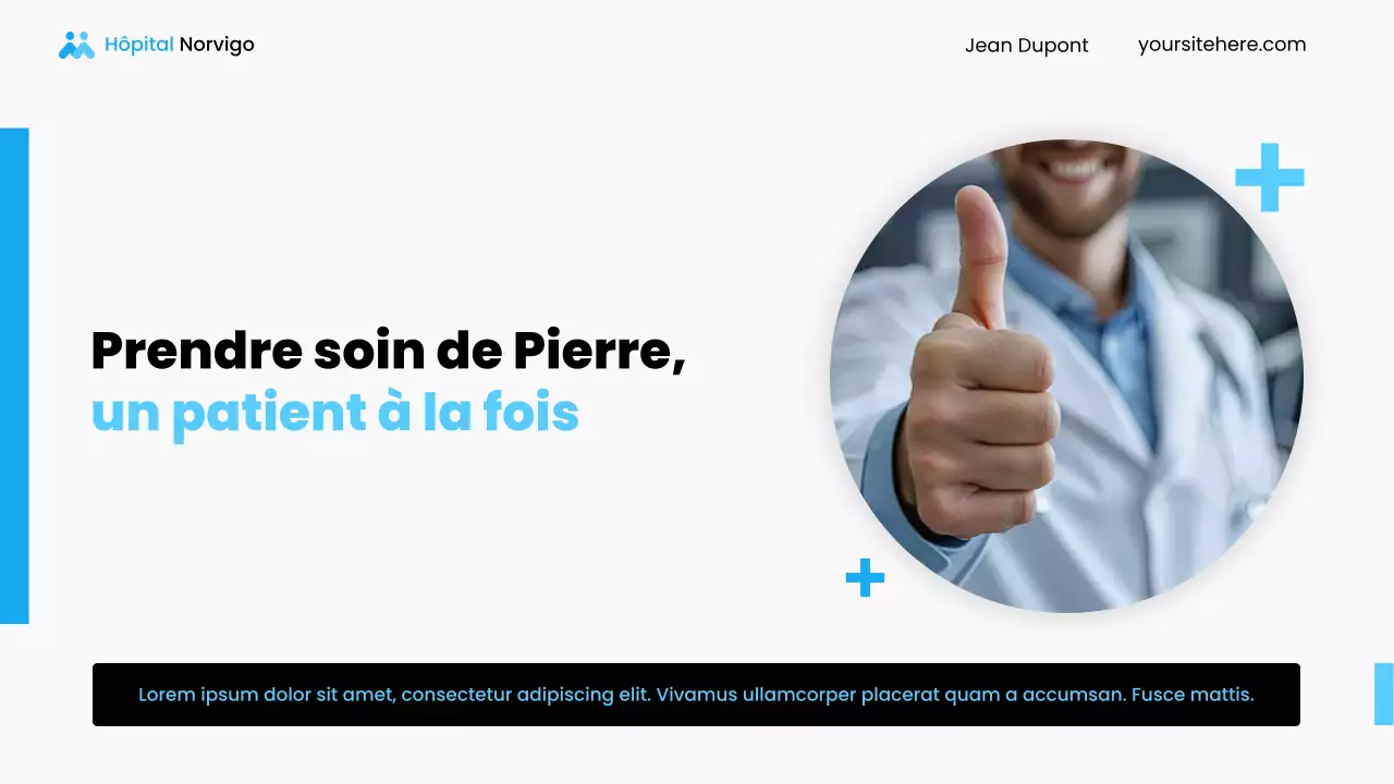 Présentation des services hospitaliers locaux