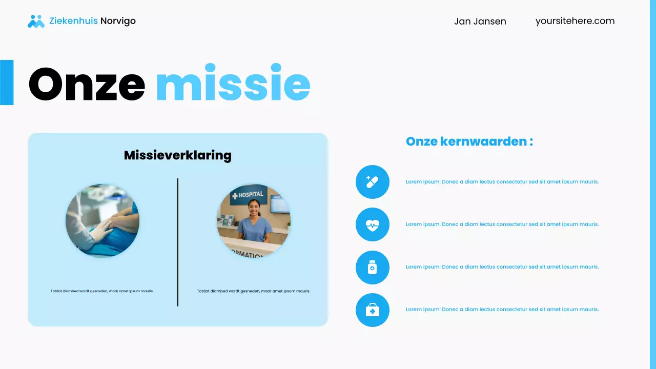 Presentatie lokale ziekenhuisdiensten