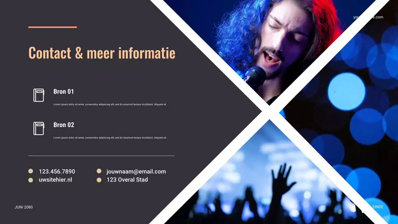 Zwarte moderne podiumpresentatie