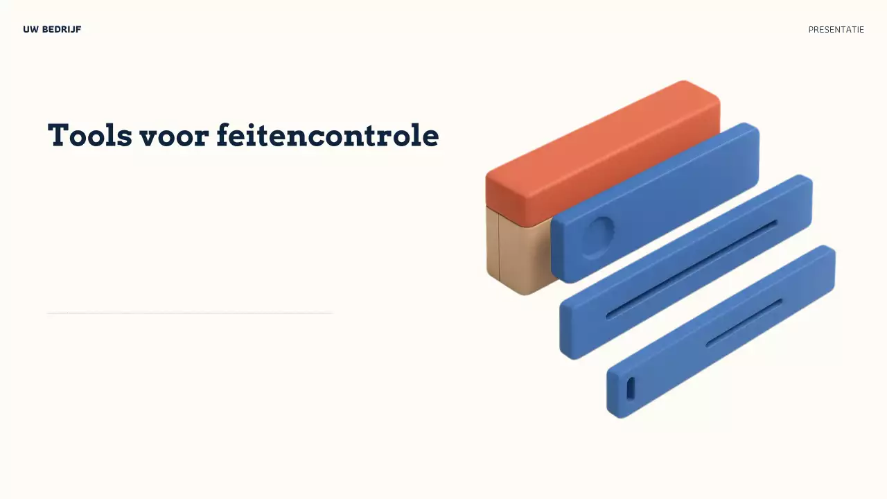 Orange Modern Online Credibility Presentatie