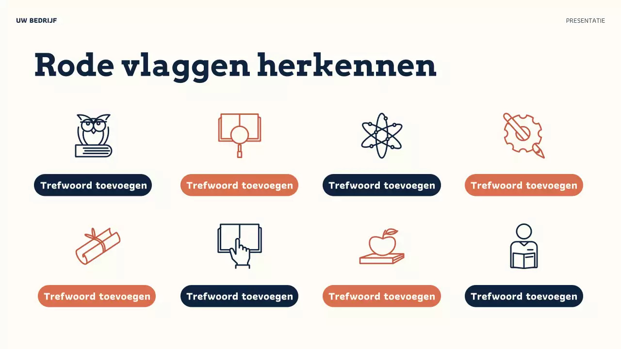 Orange Modern Online Credibility Presentatie