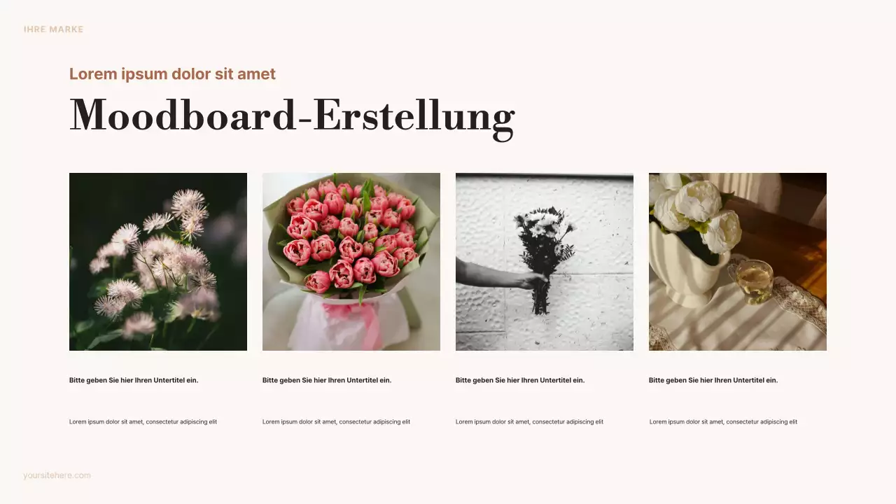 beige ästhetische Kunstankündigung