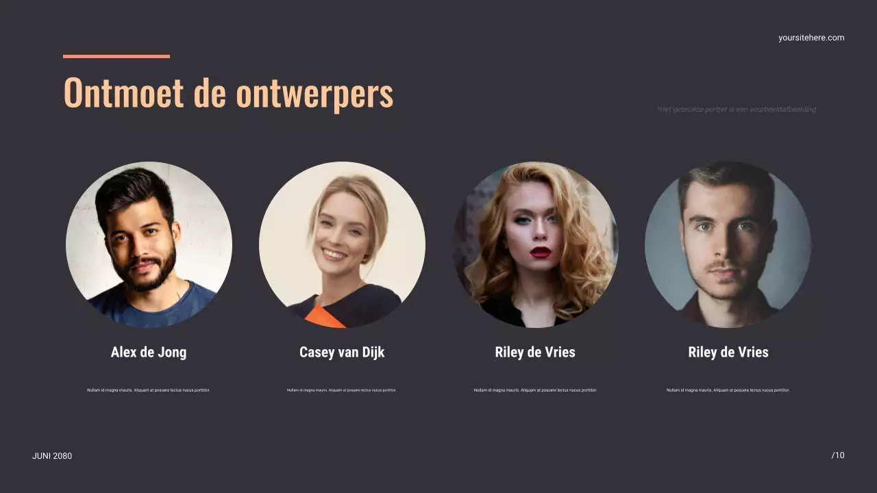 Zwarte moderne podiumpresentatie